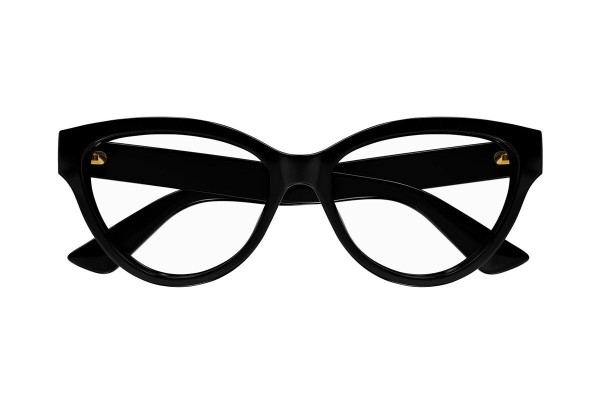 Glasses Gucci GG1581O 001 Cat Eye Schwarz