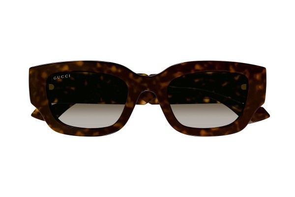 Sonnenbrille Gucci GG1558SK 002 Quadratisch Havanna