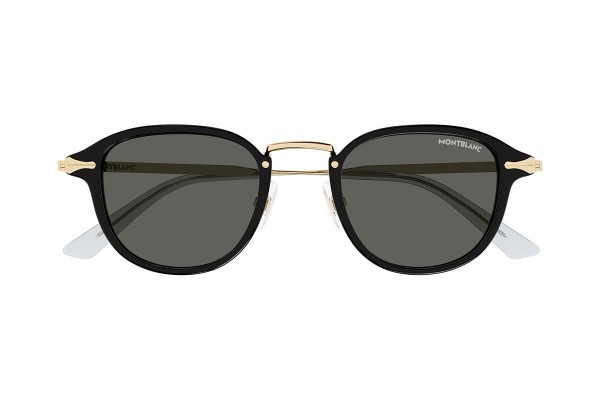 Sonnenbrille Mont Blanc MB0336S 001 Rund Schwarz