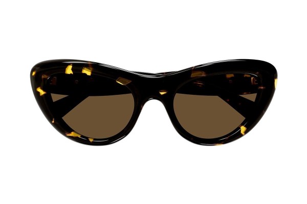 Sunglasses Bottega Veneta BV1282S 002 Cat Eye Havanna