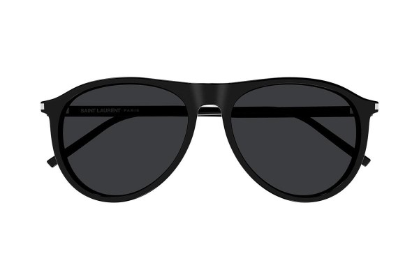 Sonnenbrille Saint Laurent SL667 001 Pilot Schwarz