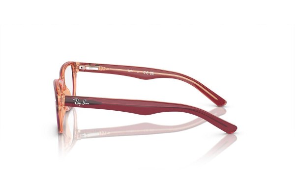 Glasses Ray-Ban Junior RY1555 3947 Quadratisch Rot