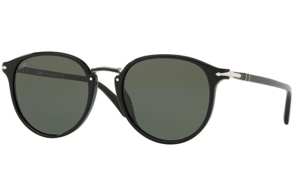 Sonnenbrille Persol Typewriter Edition PO3210S 95/31 Rund Schwarz