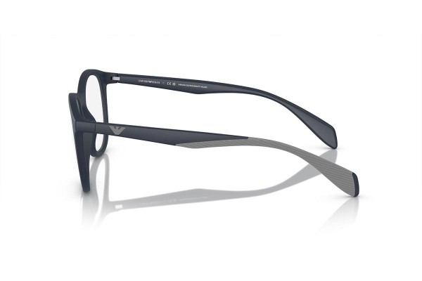 Glasses Emporio Armani EA4211 50881W Rund Blau