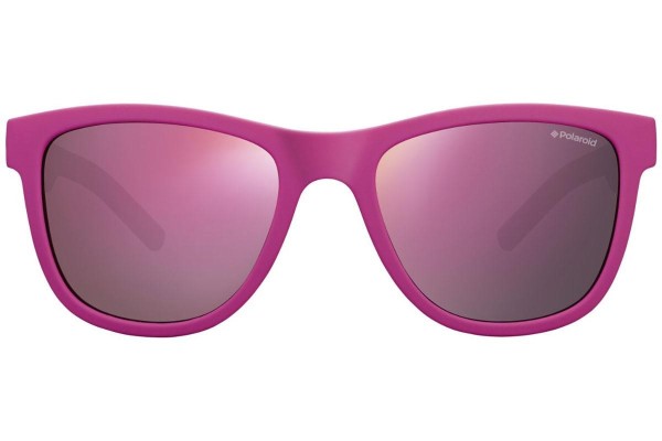 Sonnenbrille Polaroid Junior PLD8018/S CYQ/AI Polarized Quadratisch Rosa