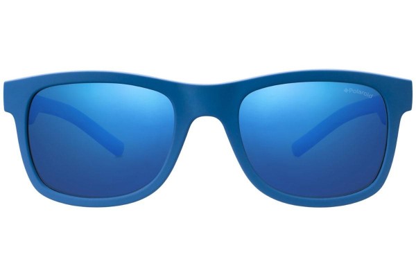 Sonnenbrille Polaroid Junior PLD8020/S ZDI/JY Polarized Rechteck Blau