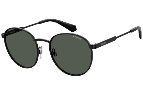 Sonnenbrille Polaroid Junior PLD8039/S 807/M9 Polarized Rund Schwarz