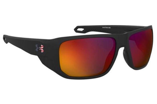 Sonnenbrille Under Armour UAATTACKMD SDK/B3 Rechteck Schwarz