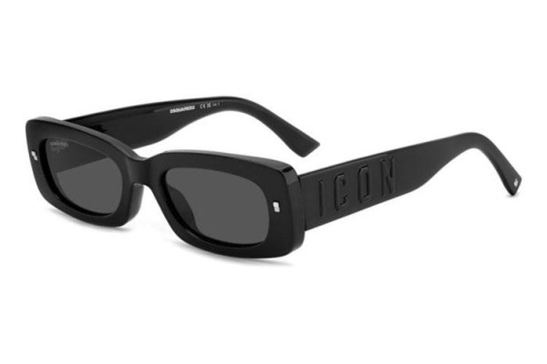 Sonnenbrille Dsquared2 ICON0020/S 807/IR Rechteck Schwarz