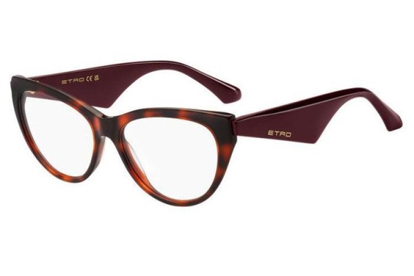 Brillen Etro ETRO0008 086 Cat Eye Havanna