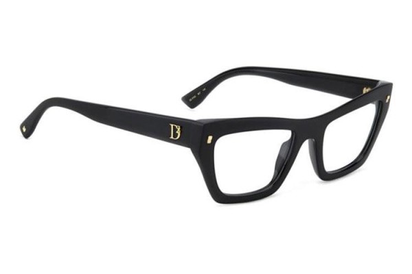 Brillen Dsquared2 D20153 807 Rechteck Schwarz