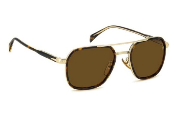 Sunglasses David Beckham DB1161/S 2IK/70 Rechteck Gold