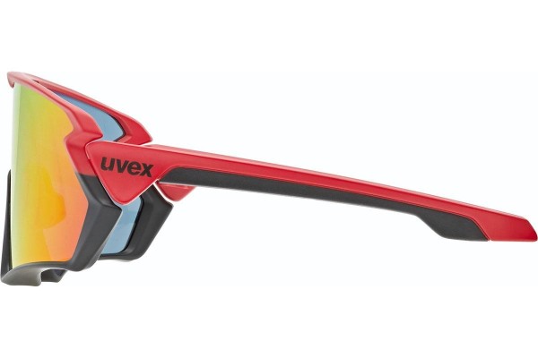 Sonnenbrille uvex sportstyle 231 Red / Black Mat S3 Monoscheibe | Shield Rot