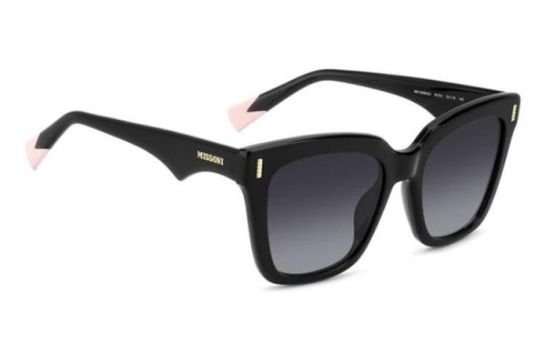 Sunglasses Missoni MIS0206/G/S 807/9O Rechteck Schwarz