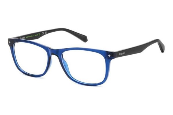 Glasses Polaroid Junior PLDD813/T 9N7 Rechteck Blau