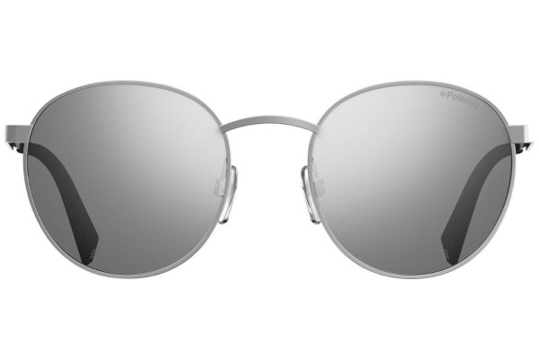 Sonnenbrille Polaroid PLD2053/S 010/EX Polarized Rund Silber