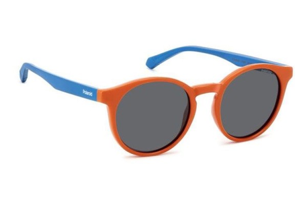 Sunglasses Polaroid Junior PLD8061/S L7Q/M9 Polarized Rund Orange