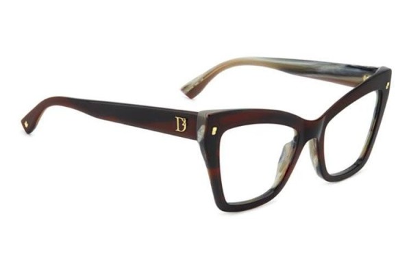 Glasses Dsquared2 D20152 K4G Cat Eye Rot