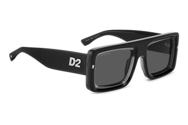 Sonnenbrille Dsquared2 D20141/S 08A/IR Quadratisch Schwarz