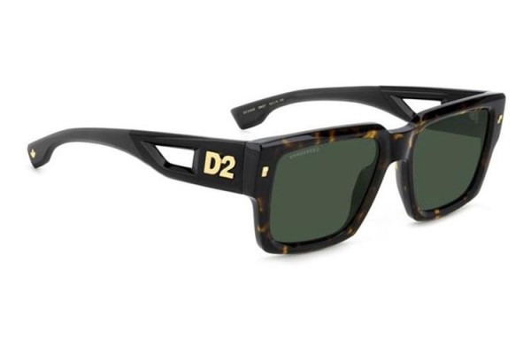 Sonnenbrille Dsquared2 D20143/S 086/QT Rechteck Havanna