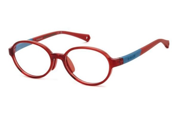 Glasses Polaroid Junior PLDD840 C9A Oval Rot