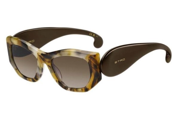 Sonnenbrille Etro ETROPAISLEY 086/HA Rechteck Havanna