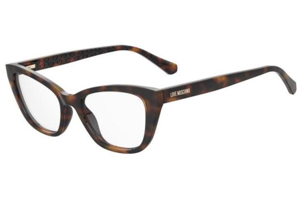 Glasses Love Moschino MOL636 05L Cat Eye Havanna