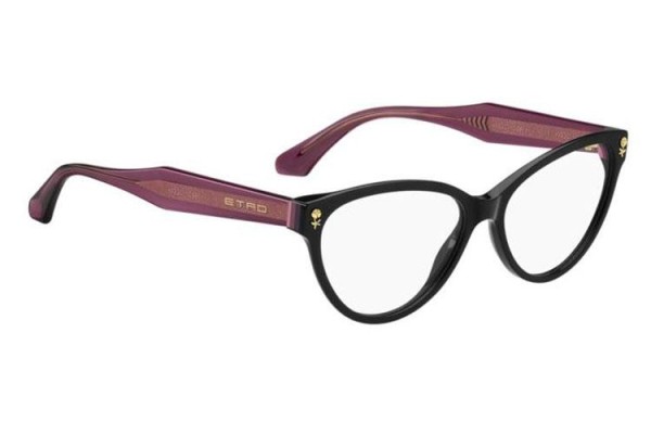 Brillen Etro ETRO0014 HK8 Cat Eye Schwarz