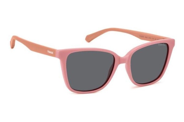 Sonnenbrille Polaroid Junior PLD8062/S 35J/M9 Polarized Cat Eye Rosa