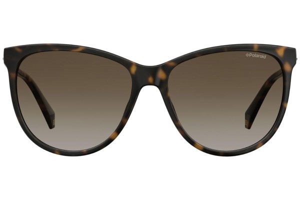 Sonnenbrille Polaroid PLD4066/S 086/LA Polarized Quadratisch Havanna