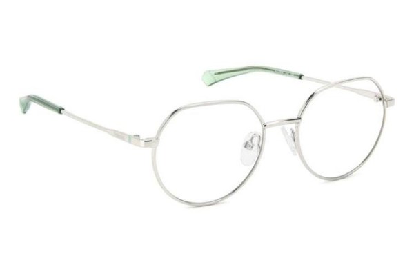 Glasses Polaroid Junior PLDD839 010 Rund Silber