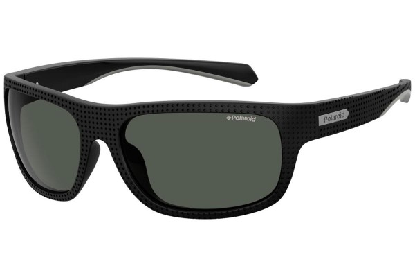 Sonnenbrille Polaroid Active Collection PLD7022/S 807/M9 Polarized Quadratisch Schwarz