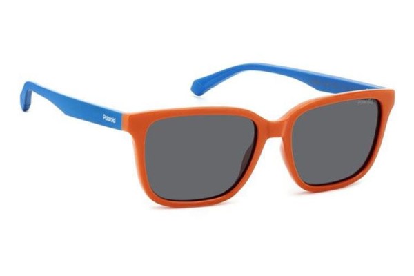 Sonnenbrille Polaroid Junior PLD8063/S L7Q/M9 Polarized Rechteck Orange