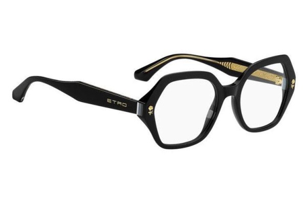 Glasses Etro ETRO0012 807 Quadratisch Schwarz