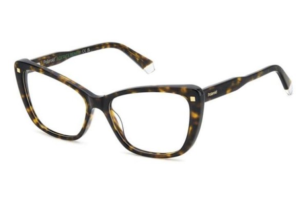 Glasses Polaroid PLDD542 086 Cat Eye Havanna