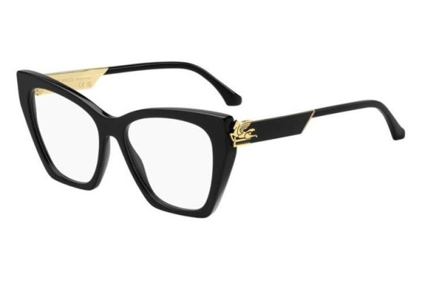 Brillen Etro ETRO0042 807 Cat Eye Schwarz