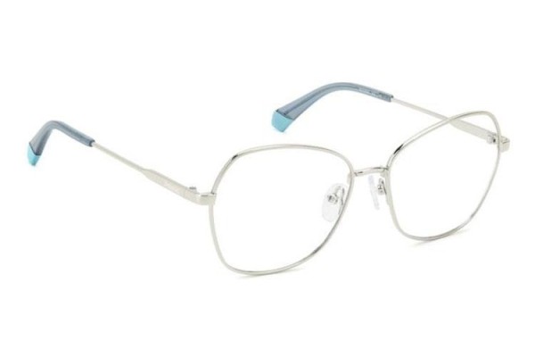 Glasses Polaroid PLDD539 010 Cat Eye Silber