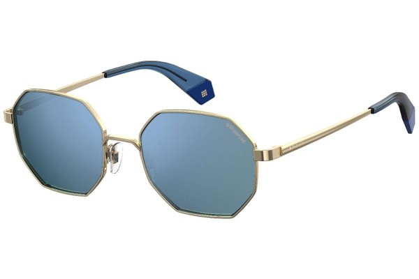 Sonnenbrille Polaroid #fedezselection Collection PLD6067/S LKS/XN Polarized Rund Gold