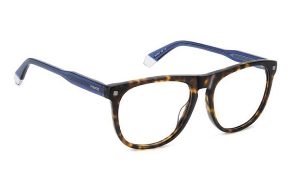 Glasses Polaroid PLDD541 086 Rechteck Havanna