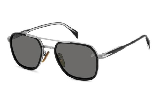 Sonnenbrille David Beckham DB1161/S 284/M9 Polarized Rechteck Silber