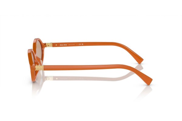 Sonnenbrille Miu Miu MU04ZS 11V40D Oval Orange