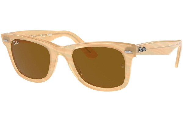 Sonnenbrille Ray-Ban Wayfarer Change Collection RB2140 140833 Quadratisch Braun