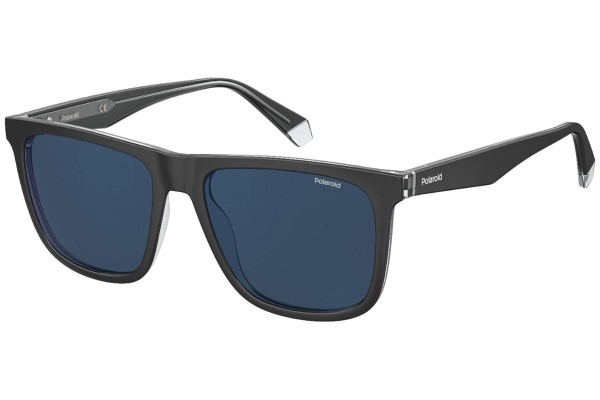 Sonnenbrille Polaroid PLD2102/S/X 7C5/C3 Polarized Quadratisch Schwarz