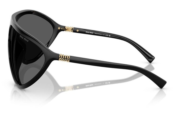 Sonnenbrille Miu Miu Runway MUA01S 1AB5S0 Rechteck Schwarz