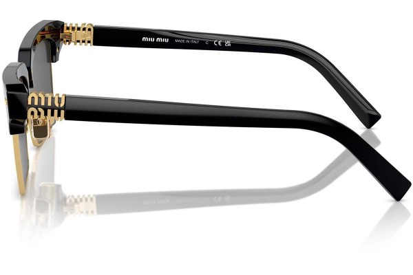 Sonnenbrille Miu Miu MU10ZS 1AB5S0 Quadratisch Schwarz