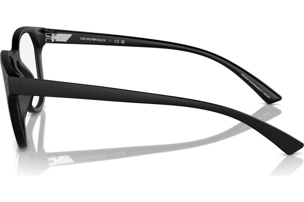 Glasses Emporio Armani EA3240U 5001 Oval Schwarz