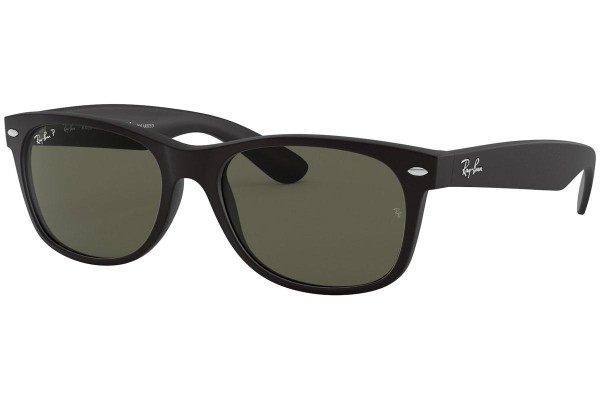 Sonnenbrille Ray-Ban New Wayfarer Classic RB2132 622/58 Polarized Quadratisch Schwarz