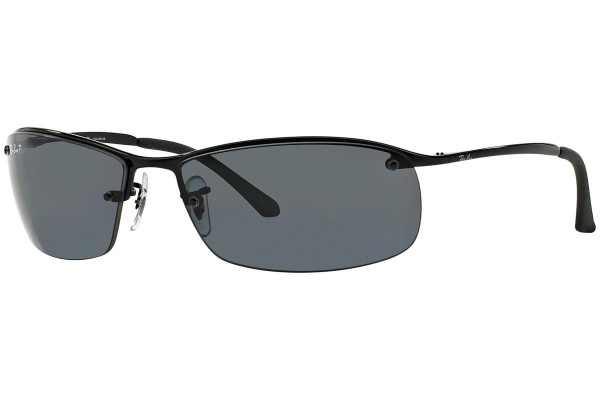 Sonnenbrille Ray-Ban RB3183 002/81 Polarized Rechteck Schwarz