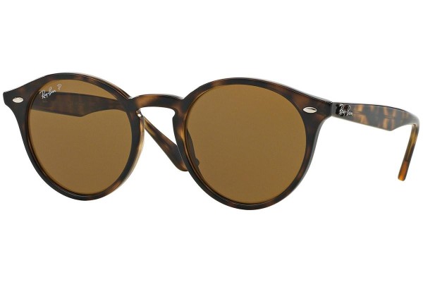 Sonnenbrille Ray-Ban RB2180 710/83 Polarized Rund Havanna