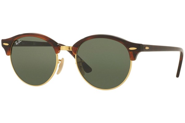 Sonnenbrille Ray-Ban Clubround Classic RB4246 990 Rund Havanna